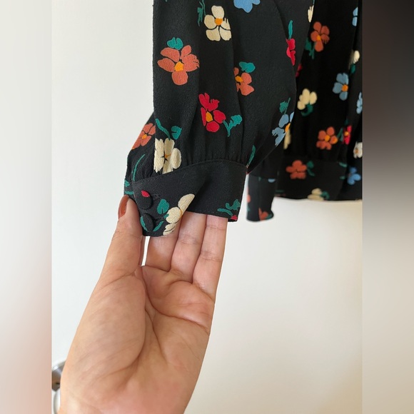 Madewell Floral Wrap Top - Picture 7 of 7